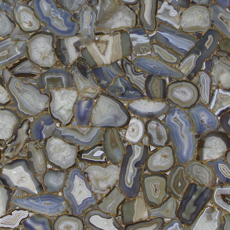 AGATE AMBRA GOLD 20MM