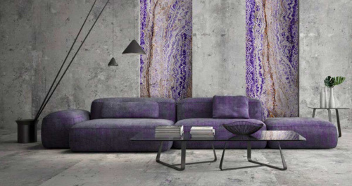 Стены из кварцита Amethyst