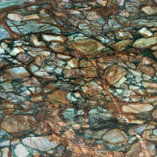 КВАРЦИТ BRECCIA FUCHSITE 20MM