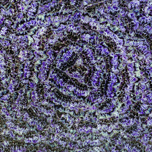 AMETHYST DARK FLOWER 20MM