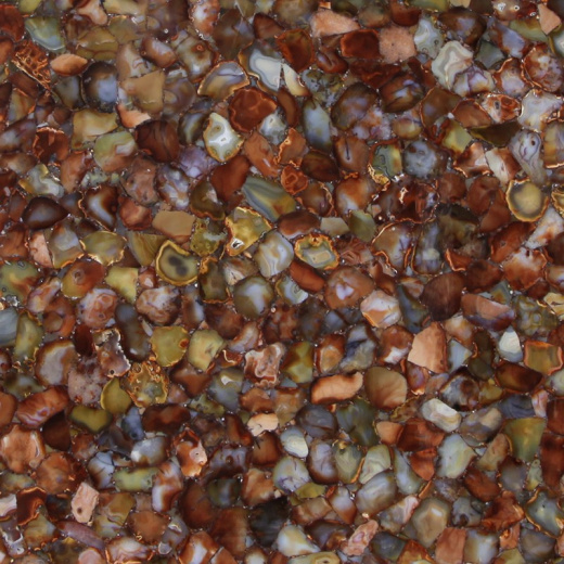 AGATE CEZANNE WITH GOLD TILE SELECTION 20MM