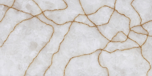 QUARTZ CRYSTAL LINEAR GOLD BOTH IDENTICAL POLISHED SURFACE 20MM