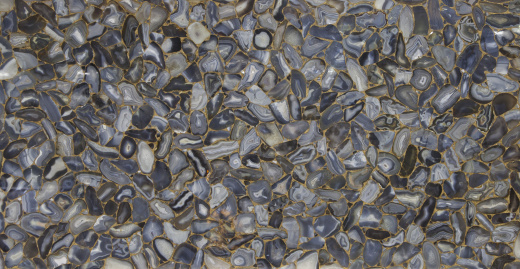 AGATE RUBANE WITH GOLD INLAY 20MM