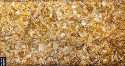 QUARTZ CHOCOLATE WITH GOLD 20MM